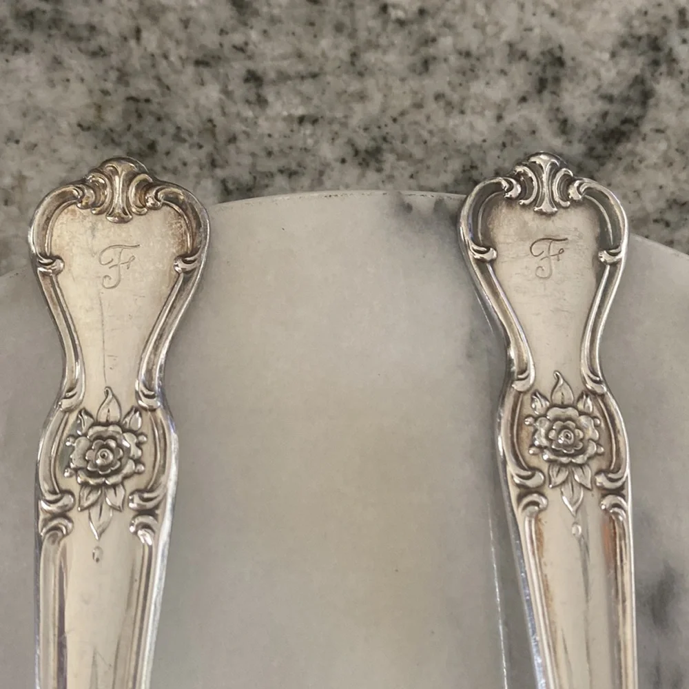 Vintage 1950 Signature Old Company Plate Silver Plate Spoons Set!